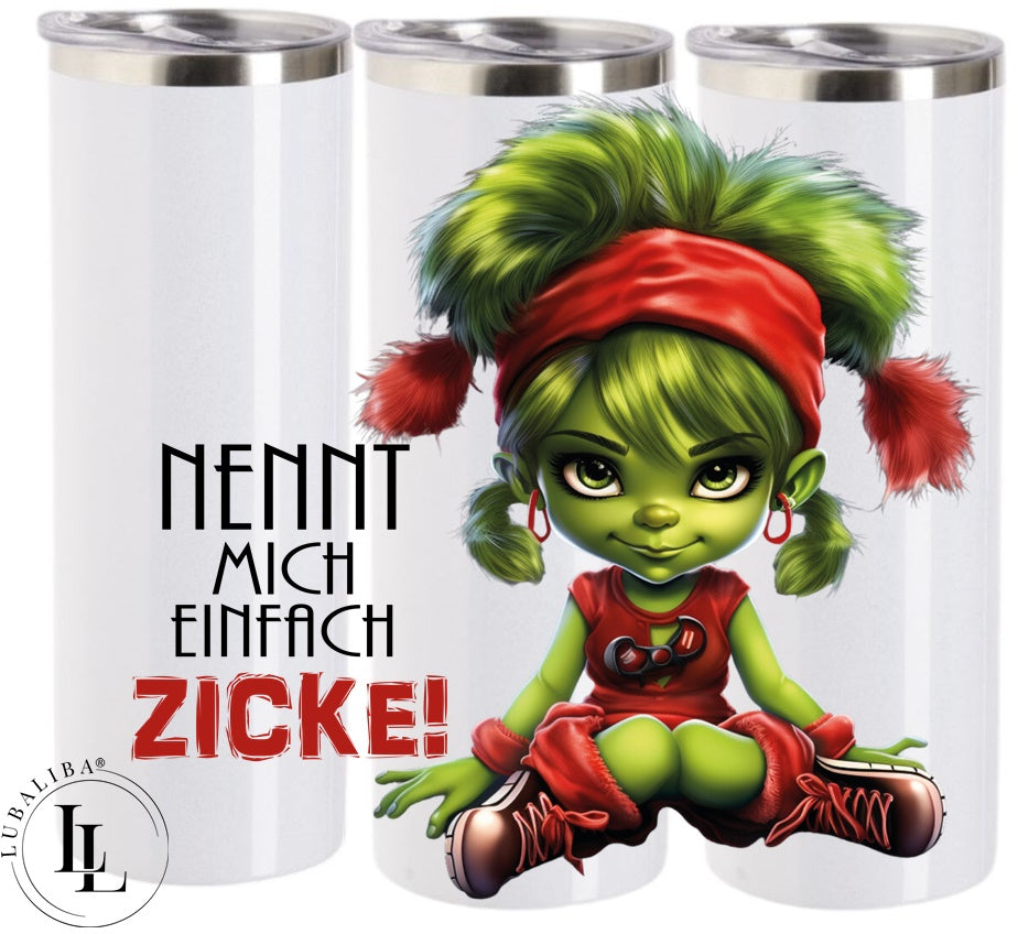 Tumbler " Nennt mich einfach ZICKE " ArtNr: KVB